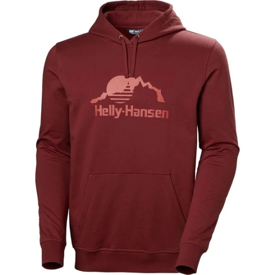 Zdjęcie produktu Bluza męska Nord Graphic Pull Over Hoodie Helly Hansen Czerwony
