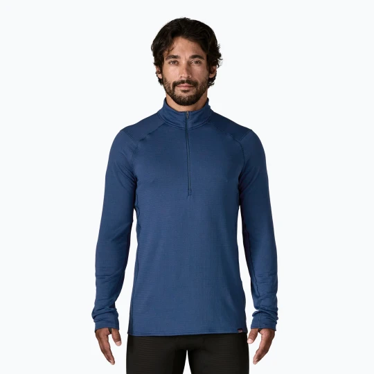 Zdjęcie produktu Bluza męska Patagonia Cap Termal Weight Zip Neck clement blue Granatowy