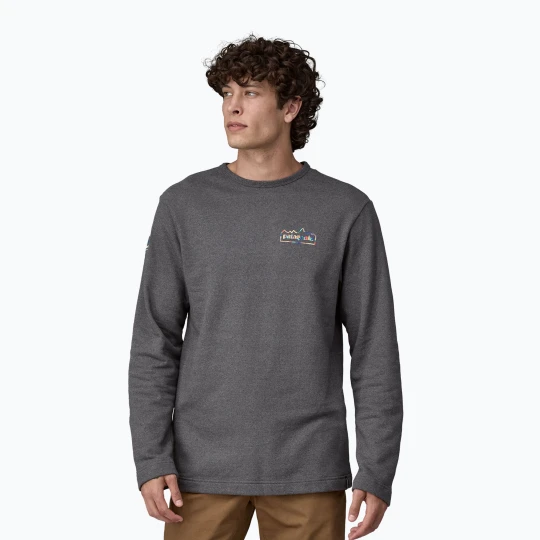 Zdjęcie produktu Bluza męska Patagonia Lightweight Unity Fitz Wildrise Crew ink black Szary