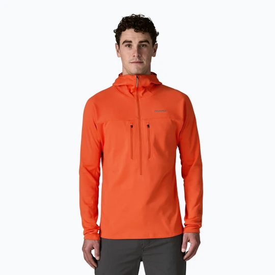 Zdjęcie produktu Bluza męska Patagonia R1 Ultralight Hoody coal orange