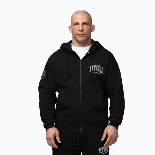 Zdjęcie produktu Bluza męska Pitbull Badger Hooded Zip black
