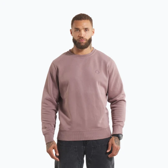Zdjęcie produktu Bluza męska Pitbull Lancaster 2 Crewneck Sweatshirt washed burgundy Różowy