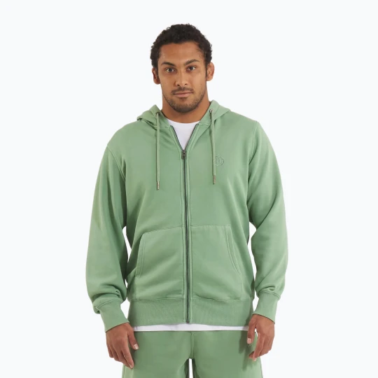 Zdjęcie produktu Bluza męska Pitbull Lancaster 2 Hooded Zip Sweatshirt washed green