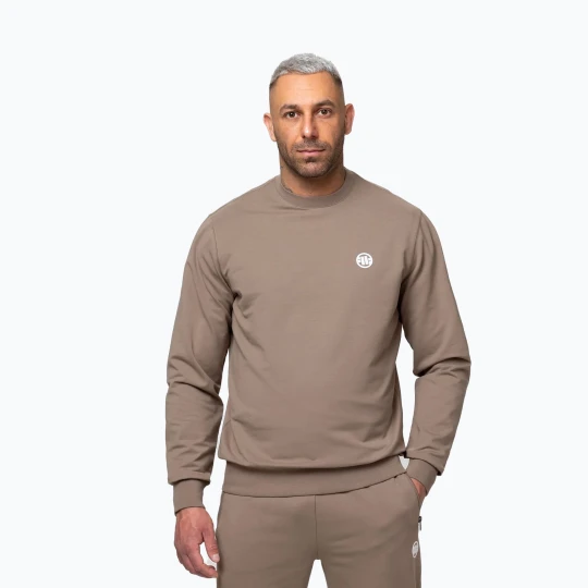 Zdjęcie produktu Bluza męska Pitbull Nugget Small Logo Crewneck brown savana