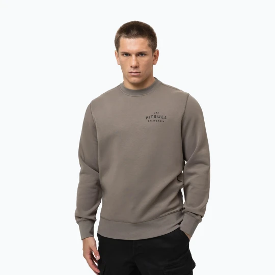 Zdjęcie produktu Bluza męska Pitbull Sampson Crewneck Sweatshirt taupe Beżowy