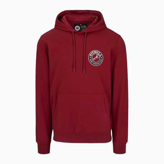 Zdjęcie produktu Bluza męska Pitbull San Diego Ca Hooded Sweatshirt burgundy Bordowy