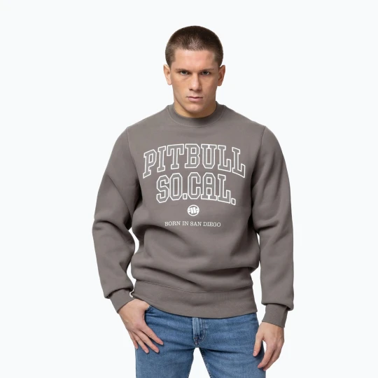 Zdjęcie produktu Bluza męska Pitbull So Cal Crewneck taupe Brązowy