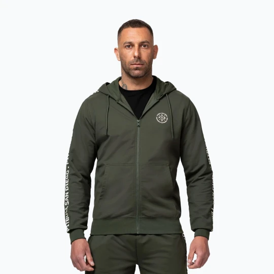 Zdjęcie produktu Bluza męska Pitbull Tape Parker Hooded Zip old green