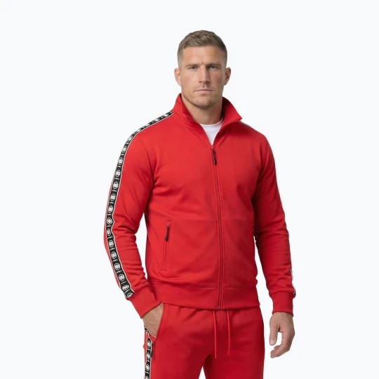 Zdjęcie produktu Bluza męska Pitbull Track Jacket Powers fluo / red
