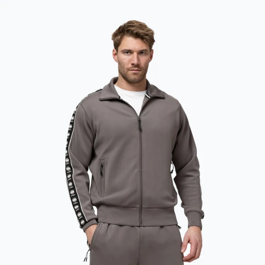 Zdjęcie produktu Bluza męska Pitbull Track Jacket Powers taupe Szary