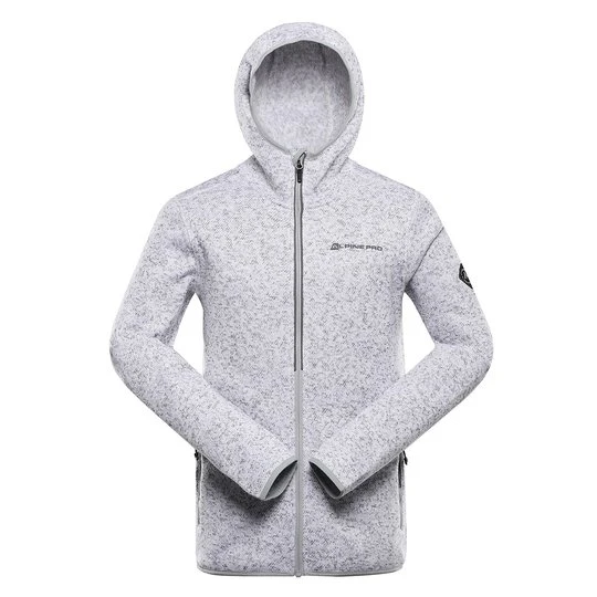 Zdjęcie produktu Bluza męska polarowa z kapturem Zeg 2 szara Alpine Pro