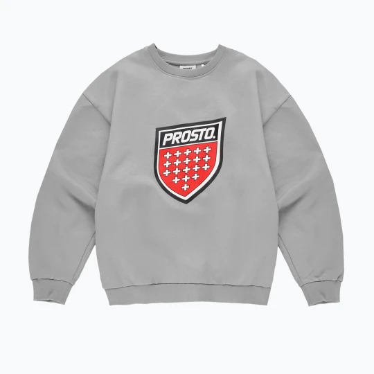 Zdjęcie produktu Bluza męska PROSTO Big Shield Crewneck gray Szary