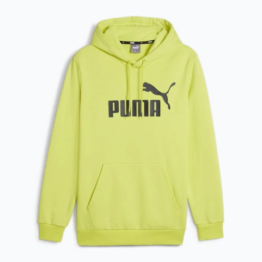 Zdjęcie produktu Bluza męska PUMA Essentials Big Logo Hoodie FL lime sheen Żółty