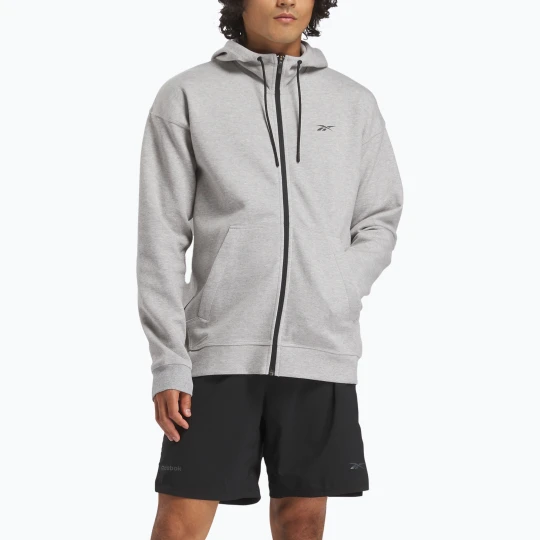 Zdjęcie produktu Bluza męska Reebok Athlete Full Zip medium grey heather