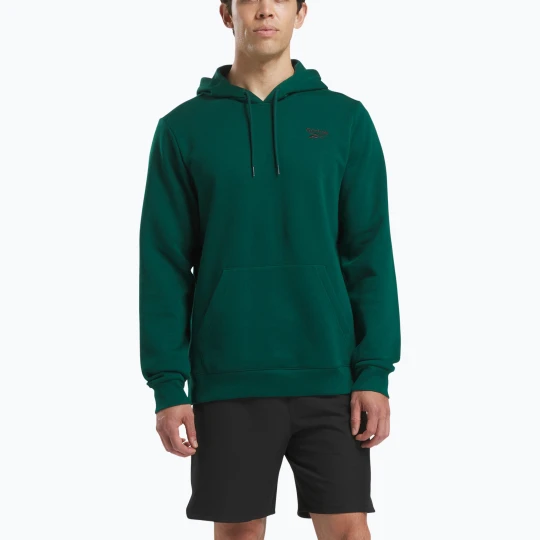 Zdjęcie produktu Bluza męska Reebok Identity Small Logo Fleece collegiate green