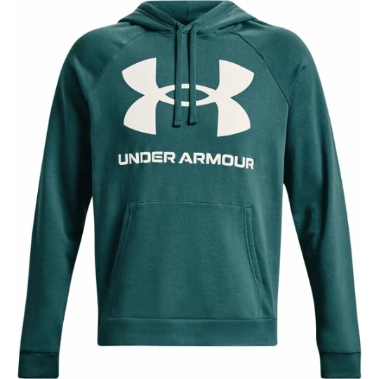 Zdjęcie produktu Bluza męska Rival Fleece Big Logo Hoodie Under Armour Turkusowy