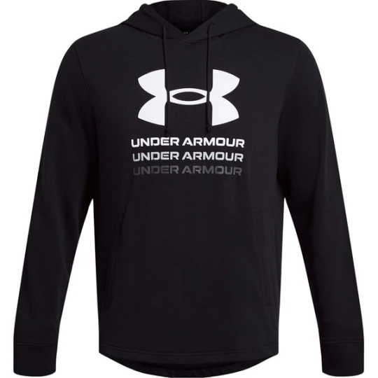Zdjęcie produktu Bluza męska Rival Terry Graphic Hood Under Armour Czarny