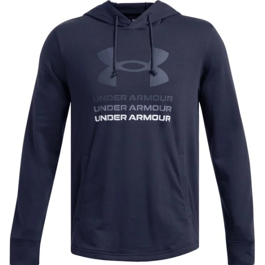 Zdjęcie produktu Bluza męska Rival Terry Graphic Hood Under Armour Granatowy