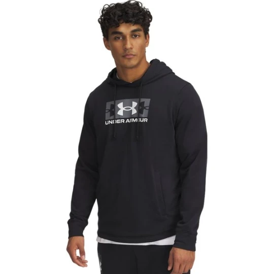 Zdjęcie produktu Bluza męska Rival Terry Logo Hood Under Armour Czarny
