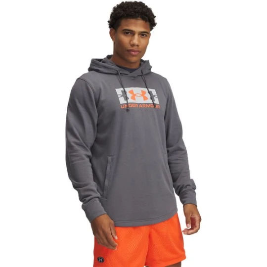 Zdjęcie produktu Bluza męska Rival Terry Logo Hood Under Armour Szary