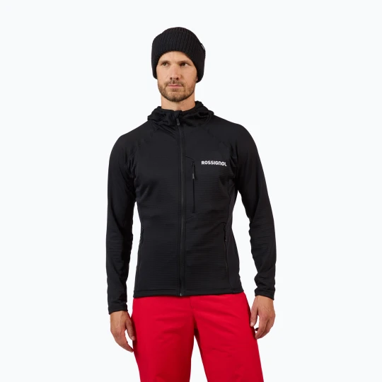Zdjęcie produktu Bluza męska Rossignol Blackside Mix Full Zip Hoodie Fleece black