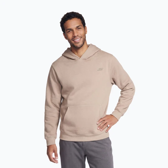 Zdjęcie produktu Bluza męska SKECHERS Max Soft Hoodie brown Beżowy