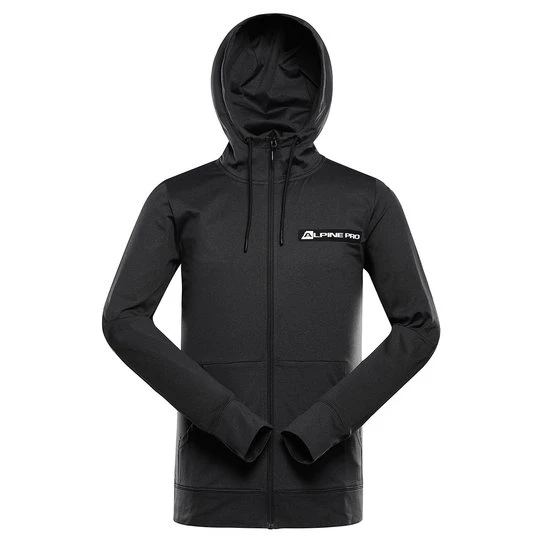 Zdjęcie produktu Bluza męska sportowa z kapturem Ores czarna Alpine Pro