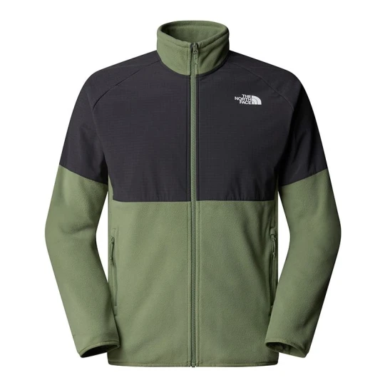 Zdjęcie produktu Bluza męska The North Face 100 Glacier Heavyweight Full-Zip Fleece 0A89JGDKI1 - zielono-czarna