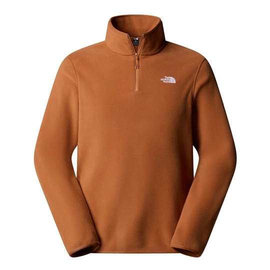 Zdjęcie produktu Bluza męska The North Face Glacier 1 / 4 Zip Fleece 0A8D0QBOE1 - brązowa