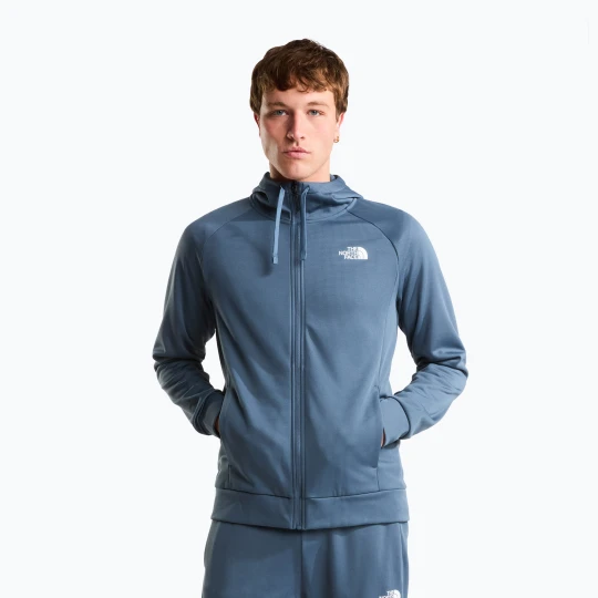Zdjęcie produktu Bluza męska The North Face Reaxion 2.0 Hooded Full Zip granite grey dark heather Niebieski