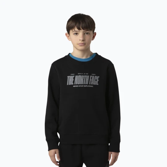 Zdjęcie produktu Bluza dziecięca The North Face Reflective Logo Relaxed Crew black