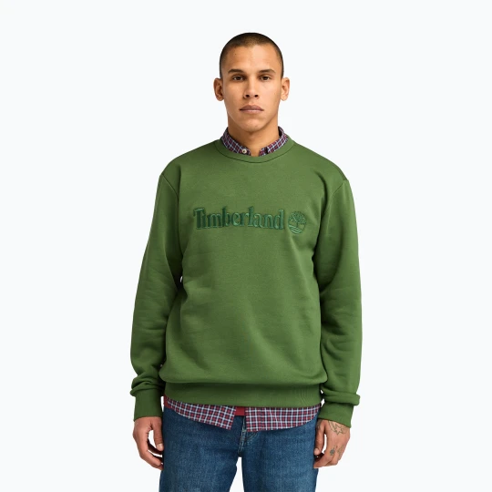 Zdjęcie produktu Bluza męska Timberland Embroidery Tonal Crew Neck black forest green