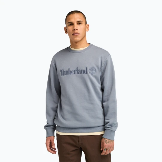 Zdjęcie produktu Bluza męska Timberland Embroidery Tonal Crew Neck folkstone gray Szary