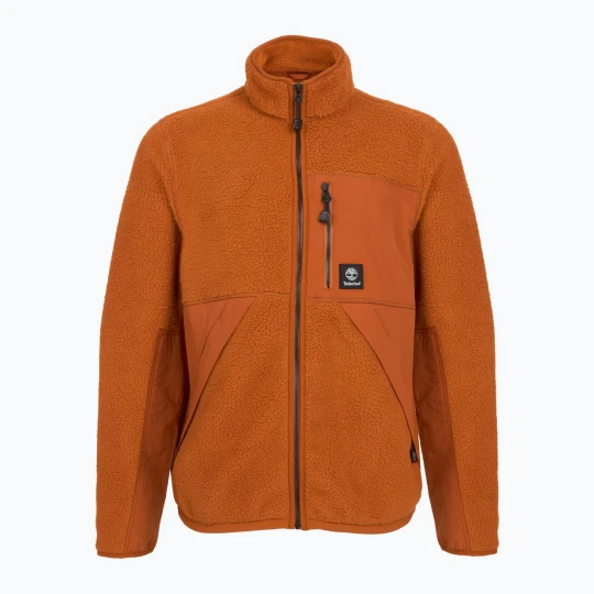 Zdjęcie produktu Bluza polarowa męska Timberland Sherpa Mix Media Fleece umber Pomarańczowy