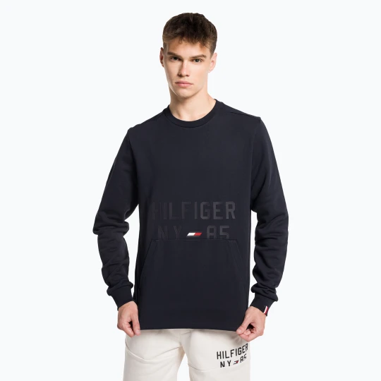Zdjęcie produktu Bluza męska Tommy Hilfiger Graphic Crew blue Granatowy
