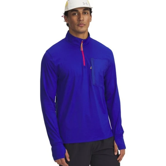 Zdjęcie produktu Bluza męska Trail Run Quarter Zip Under Armour Niebieski