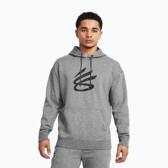 Zdjęcie produktu Bluza męska Under Armour Curry Splash Hoodie castlerock / black Szary