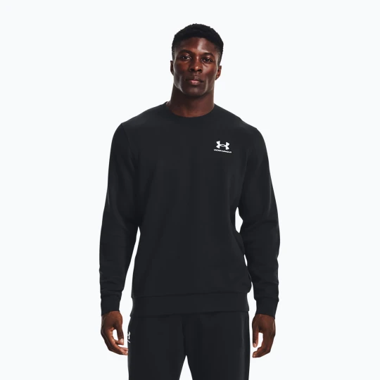 Zdjęcie produktu Bluza męska Under Armour Essential Fleece Crew black / white