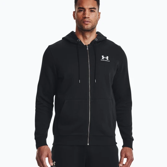 Zdjęcie produktu Bluza męska Under Armour Essential Fleece FZ Hood black/white
