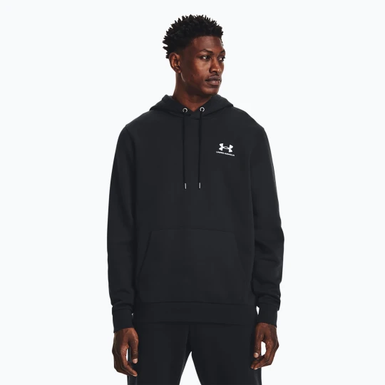 Zdjęcie produktu Bluza męska Under Armour Essential Fleece Hoodie black / white