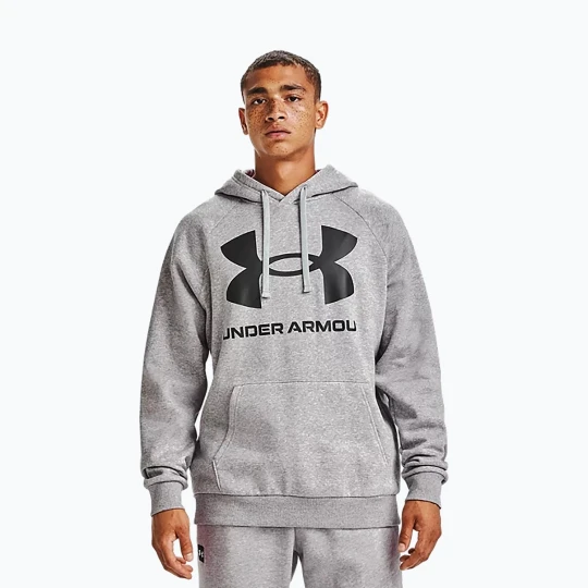 Zdjęcie produktu Bluza męska Under Armour Rival Fleece Big Logo HD mod gray light heather/black Szary