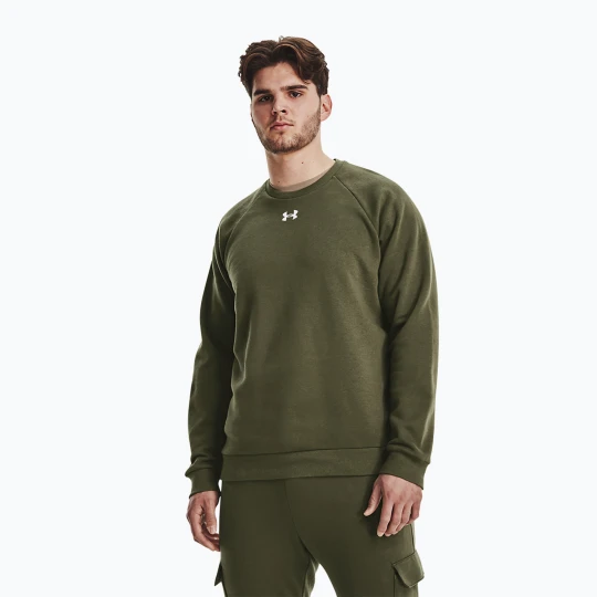 Zdjęcie produktu Bluza męska Under Armour Rival Fleece Crew Zielony
