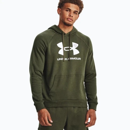 Zdjęcie produktu Bluza męska Under Armour Rival Fleece Logo HD marine od green/white