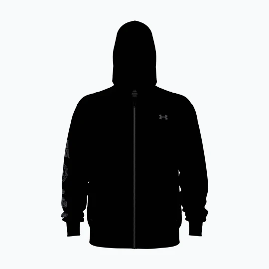 Zdjęcie produktu Bluza męska Under Armour Rival LW Graphic FZ black/black
