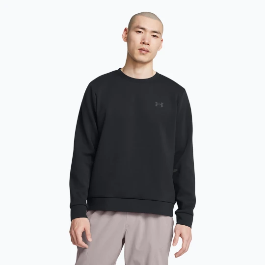 Zdjęcie produktu Bluza męska Under Armour Unstoppable Fleece Crew black/black Niebieski