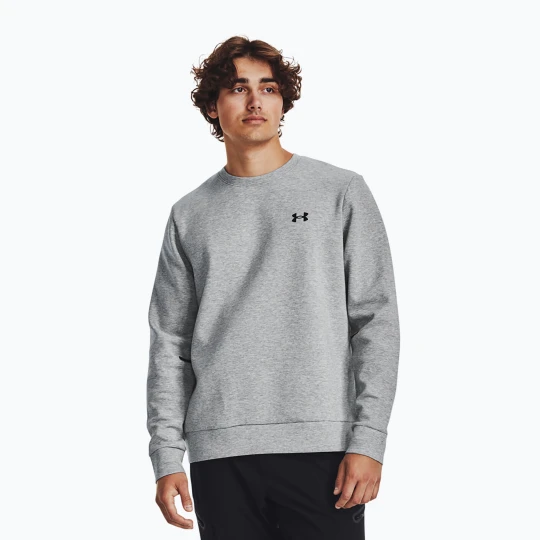 Zdjęcie produktu Bluza męska Under Armour Unstoppable Fleece Crew mod gray/black Szary