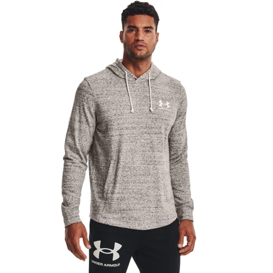 Zdjęcie produktu Bluza męska z kapturem UNDER ARMOUR UA RIVAL TERRY LC HD Szary