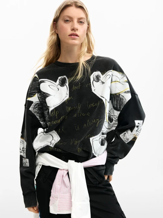 Zdjęcie produktu Bluza Mickey i Minnie Mouse™ Desigual czarny