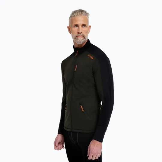 Zdjęcie produktu Bluza narciarska męska Dovre Midlayer Full Zip khaki Zielony