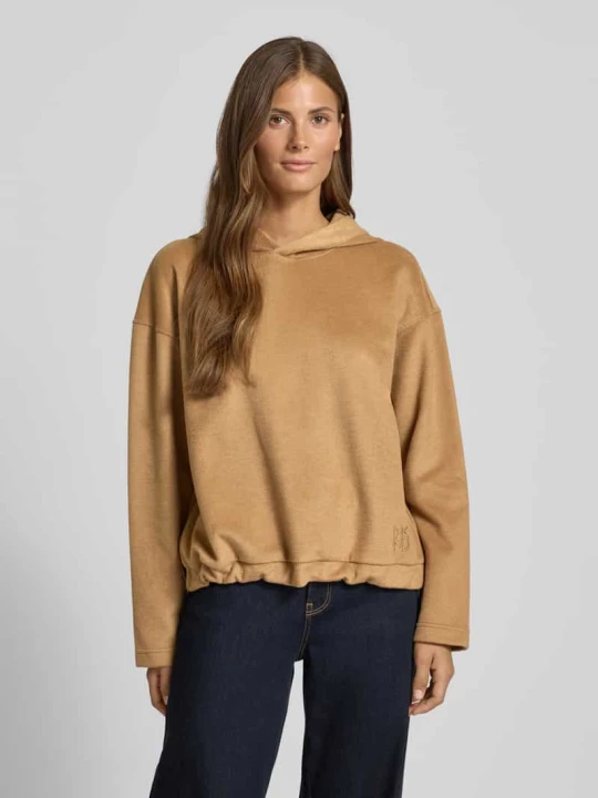 Zdjęcie produktu Bluza o kroju comfort fit z dodatkiem wełny model ‘OSCURI’ Weekend Max Mara Camel
